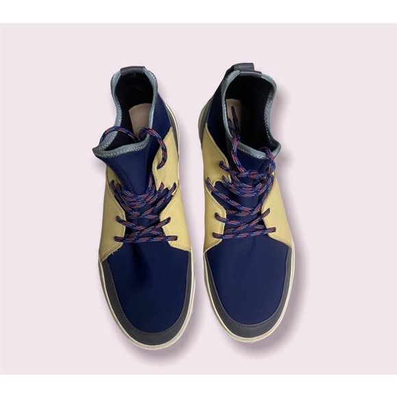 Lanvin - Neoprene High Top Sneakers / Blue , Beige / size 8 main image 7